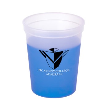 16 oz. Cheer Changing Stadium Cup (2 Color Imprint)