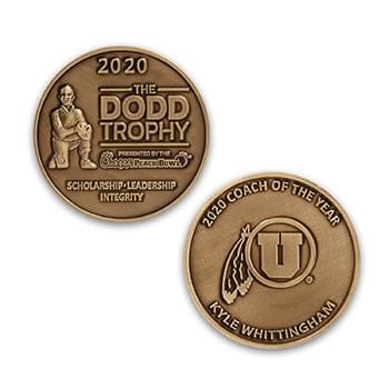 2.25" Brass Challenge Coin (No Color Fill)
