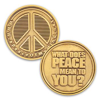 2.75" Brass Challenge Coin (No Color Fill)