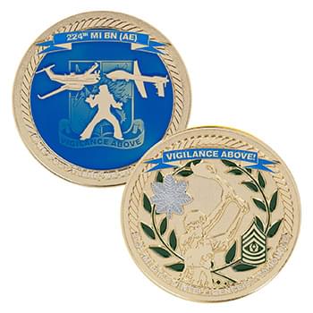 1.75" Zinc Challenge Coin (4 Colors on Both Sides)