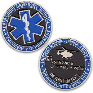 2.5" Zinc Challenge Coin (4 Colors on Both Sides)