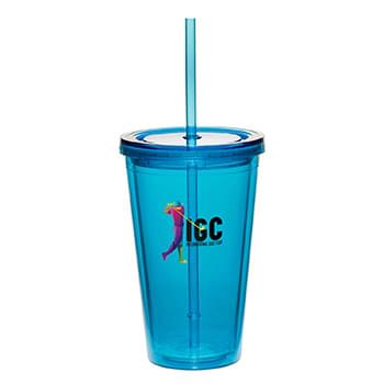 16 oz. Day Tripper Double-Wall Acrylic Tumbler (Full Color Imprint)