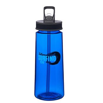 22 oz. Jog Sports Water Bottle (2 Color Imprint)