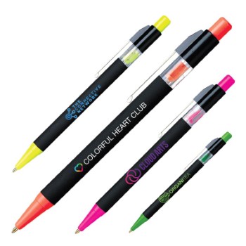 Neon Click-Action Plastic Pen (1 Color Imprint)