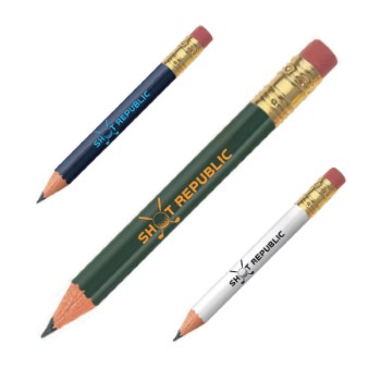 Golf Pencil (Round) with Eraser