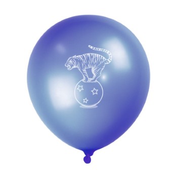 9" Chrome Latex Balloon (1 Color Imprint)