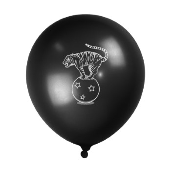 9" Metallic Latex Balloon (1 Color Imprint)