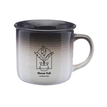 14 oz. Lucea Gradient Bistro Mug (1 Color Imprint)