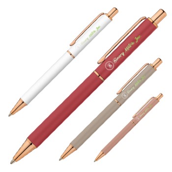 Harmony Softy Rose Gold Pen (Full Color Imprint)