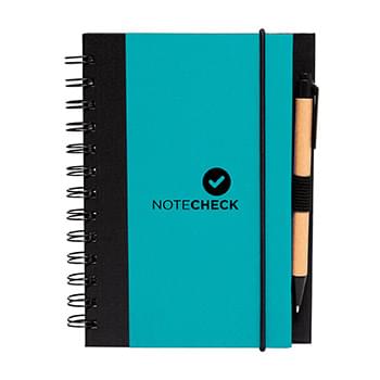 Duotone Spiral Notebook (1 Color Imprint)