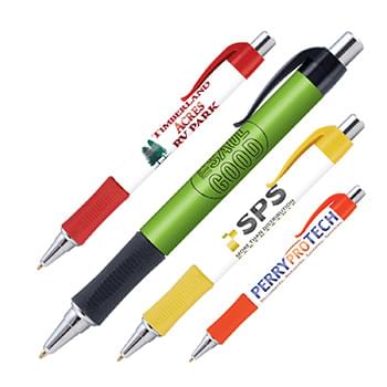 Graphic Grip Plastic Pen (Full Color Imprint)