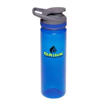22 oz. Ebro Plastic Sports Water Bottle (2 Color Imprint)