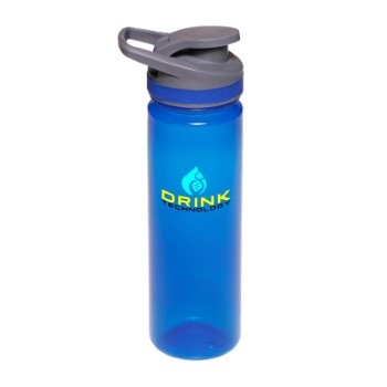 22 oz. Ebro Plastic Sports Water Bottle (Full Color Imprint)