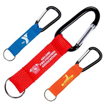 Polyester Key Tag with Carabiner