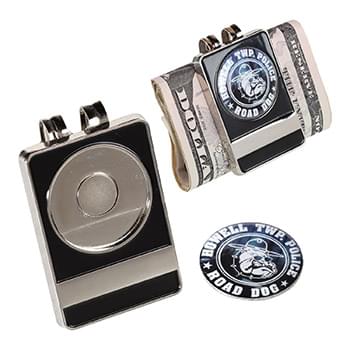 Money Clip with Offset Printed Ball Marker