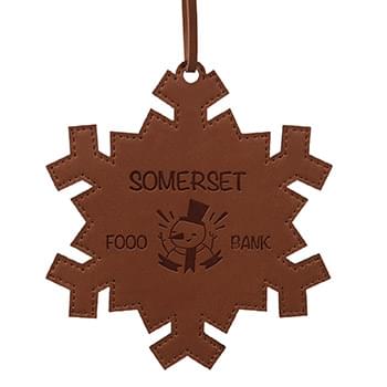 3.5" Leather Ornament