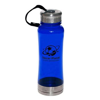 23 oz. Twist Plastic Sports Water Bottle (1 Color Imprint)