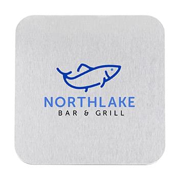 Stainless Steel Square Coaster (Full Color Imprint)