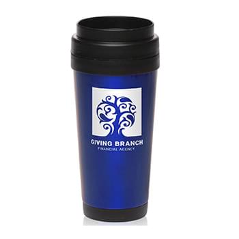 16 oz. Intrepid Stainless Steel Insulated Mug (1 Color Imprint)