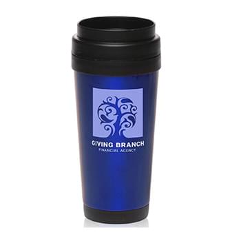 16 oz. Intrepid Stainless Steel Insulated Mug (2 Color Imprint)