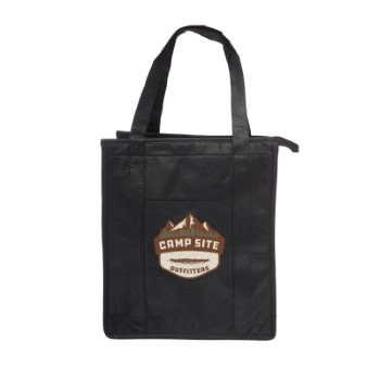 Stay Cool Non-Woven Insulated Tote Bag (Full Color Imprint)