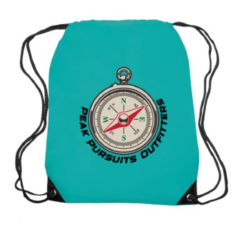 Venture Drawstring Backpack (Full Color Imprint)