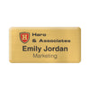 BD-MTL-15X3 | 3" W x 1.5" H - Metal Name Badge BD-MTL-15X3 | 3" W x 1.5" H - Metal Name Badge