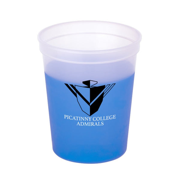 CCSC-2 | 16 oz. Cheer Color Changing Stadium Cup (2 Color Imprint)