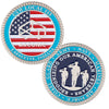 COINBR-2-2 | 2" Brass Challenge Coin (4 Colors on Both Sides) COINBR-2-2 | 2" Brass Challenge Coin (4 Colors on Both Sides)