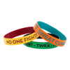 DLSBR | 1/2" Rush Dual Layered Silicone Wristband DLSBR | 1/2" Rush Dual Layered Silicone Wristband