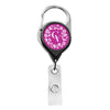 IDP-CLP-BR | Custom Carabiner Badge Reel with Strap and Clip IDP-CLP-BR | Custom Carabiner Badge Reel with Strap and Clip