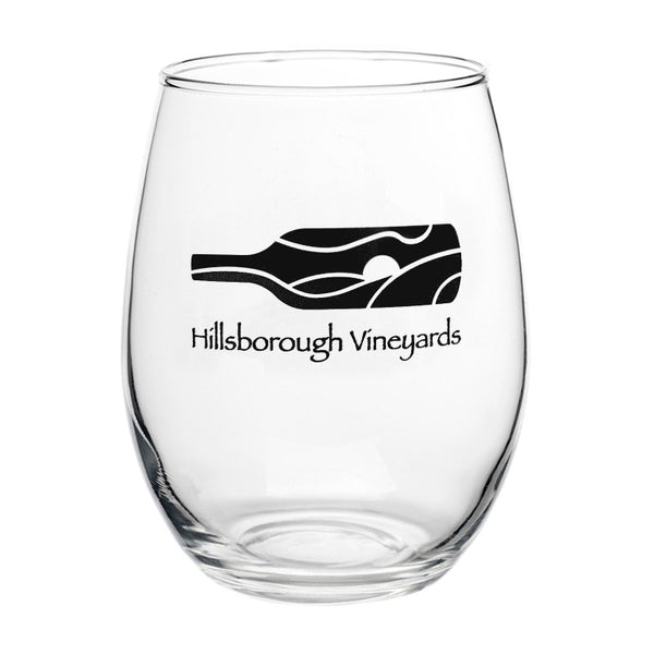 IDP-GW03-1 | 15 oz. Imported Stemless Wine Glass (1 Color Imprint)