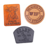 LP-25 | 2.5" Faux Leather Patch LP-25 | 2.5" Faux Leather Patch
