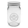 MJSC16-E | 16 oz. Mason Jar Storage Container (Engraved Imprint) MJSC16-E | 16 oz. Mason Jar Storage Container (Engraved Imprint)