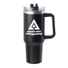 PTM40-1 | 40 oz. Pinnacle Stainless Steel Travel Mug (1 Color Imprint) PTM40-1 | 40 oz. Pinnacle Stainless Steel Travel Mug (1 Color Imprint)
