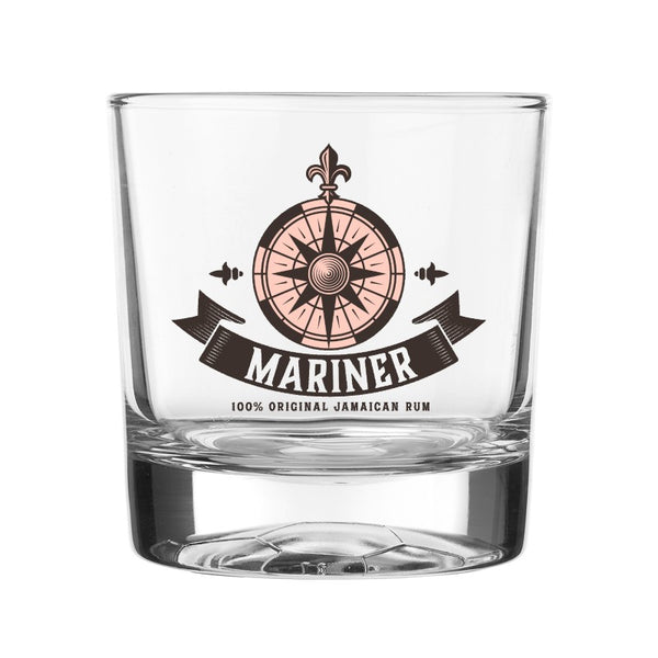 SBWG11-2 | 11 oz. Soccer Bottomed Whiskey Glass (2 Color Imprint)