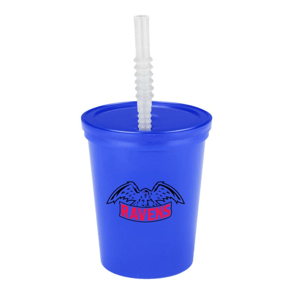SC16-2 | 16 oz. Little Sippy Stadium Cup (2 Color Imprint)