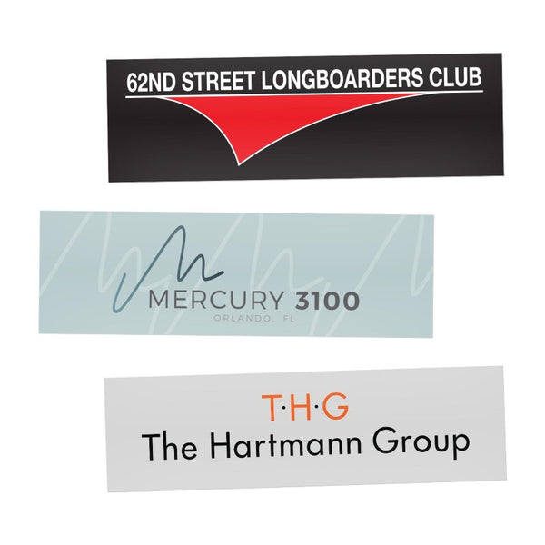 STRT-2X7 | 2" x 7" Rectangle Sticker