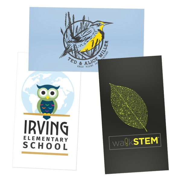 STRT-5X9 | 5" x 9" Rectangle Sticker
