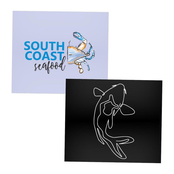STRT-6X7 | 6" x 7" Rectangle Sticker