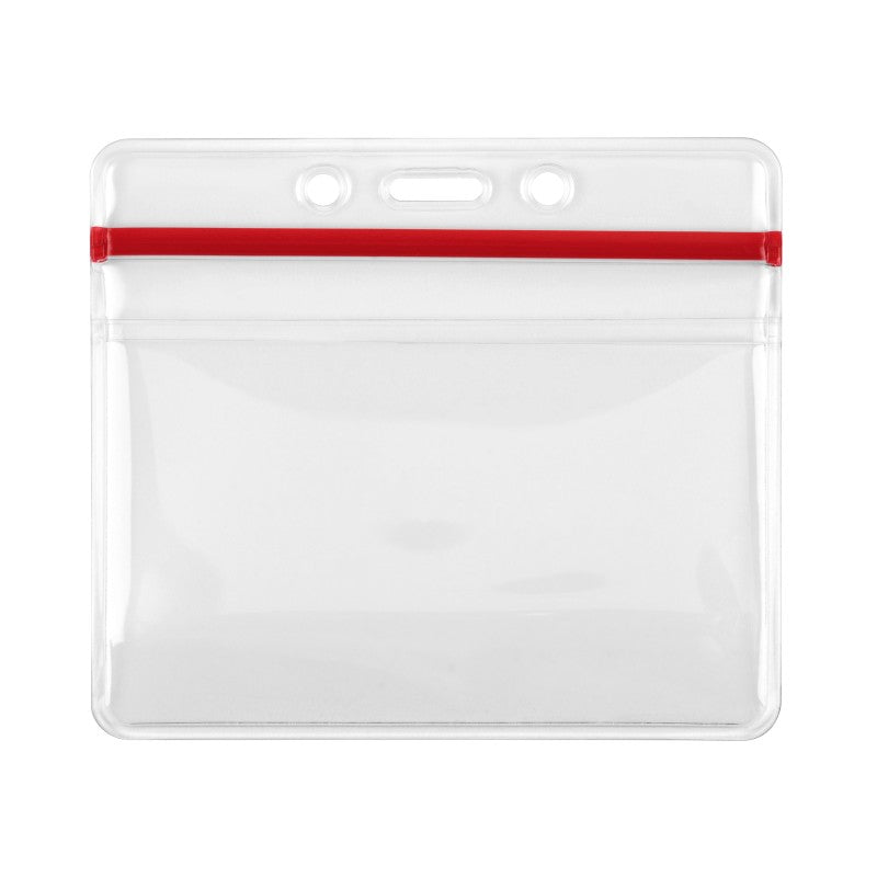 1815-1010 | 4.25" W x 3.70" H - Horizontal Resealable Badge Holder (Blank)