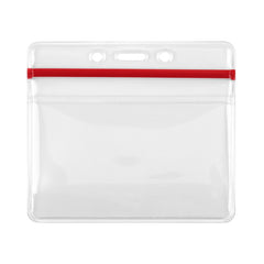 1815-1010 | 4.25" W x 3.70" H - Horizontal Resealable Badge Holder (Blank)