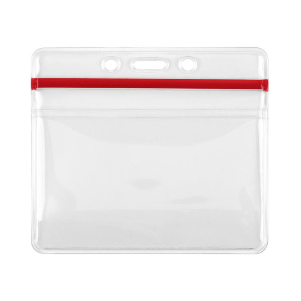 1815-1010 | 4.25" W x 3.70" H - Horizontal Resealable Badge Holder (Blank)
