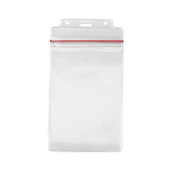1815-1112 | 4.25" W x 8.25" H - Vertical Resealable Badge Holder (Blank)