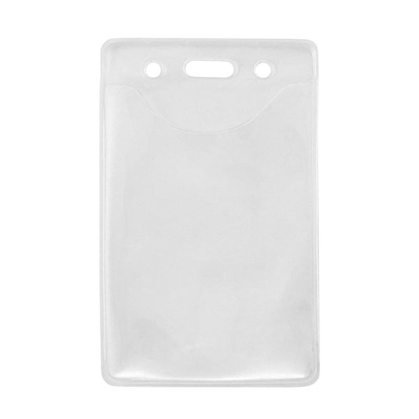 1815-1124 | 2.55" W x 4.05" H - Vertical PureClear Vinyl Badge Holder (Blank)