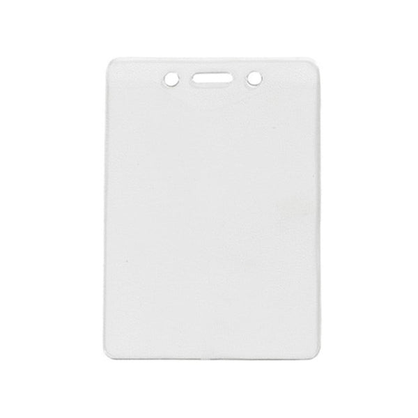 1815-1450 | 3.25" W x 4.80" H - Vertical Clear Vinyl Badge Holder (Blank)