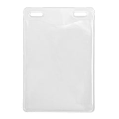 1815-1451 | 3.27" W x 4.80" H - Vertical Clear Vinyl Badge Holder (Blank)