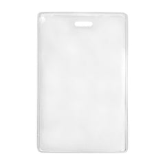 1840-5057 | 2.78" W x 4.38" H - Vertical Clear Vinyl Badge Holder (Blank)