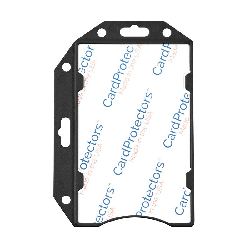 1840-509X | 2.62" W x 3.88" H - Multi-Directional Rigid Card Holder (Blank)