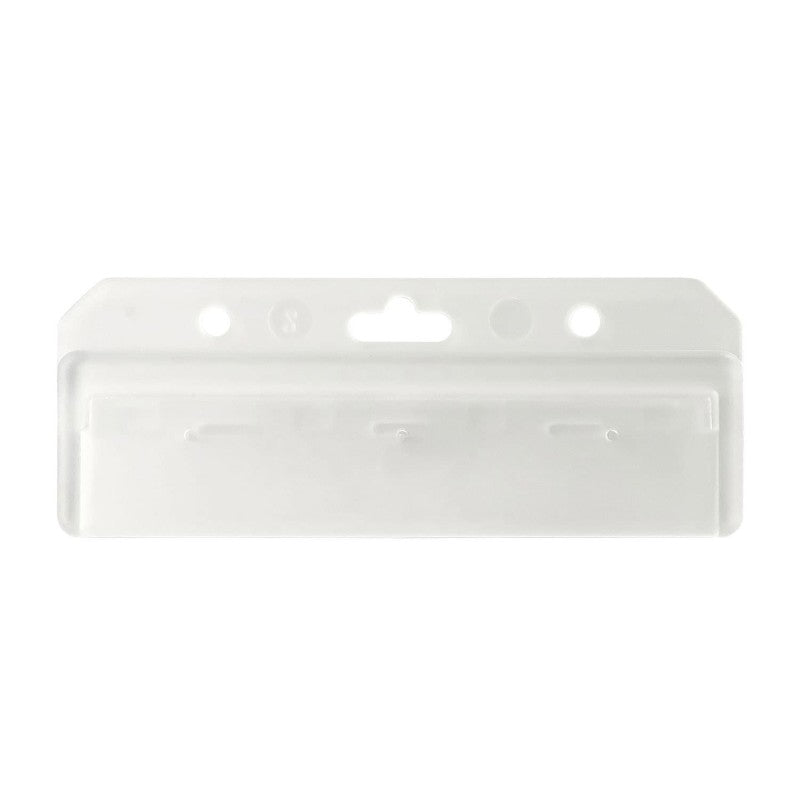 1840-8000 | 3.63" W x 1.40" H - Rigid Card Holder Strip (Blank)